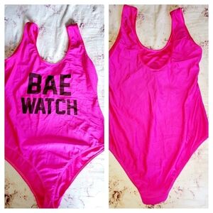 Hot pink bodysuit..... (GENTLY WORN)